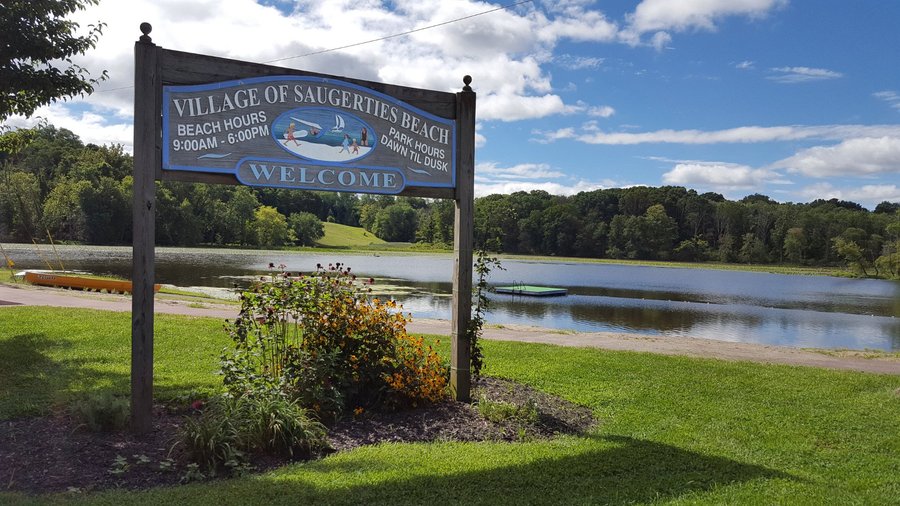Saugerties Village beach, at the south end of Partition Street.  