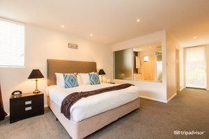 Prideau's of Margaret River in Margaret River, image may contain: Furniture, Interior Design, Bed, Bedroom