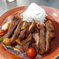 Mittagsmenu mit Ente