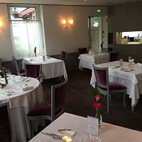 The dining area
