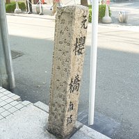 碑の横面
