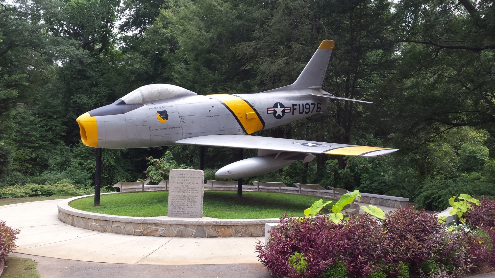 Major Rudolph Anderson Memorial Greenville