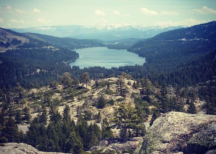 view from Donner pass