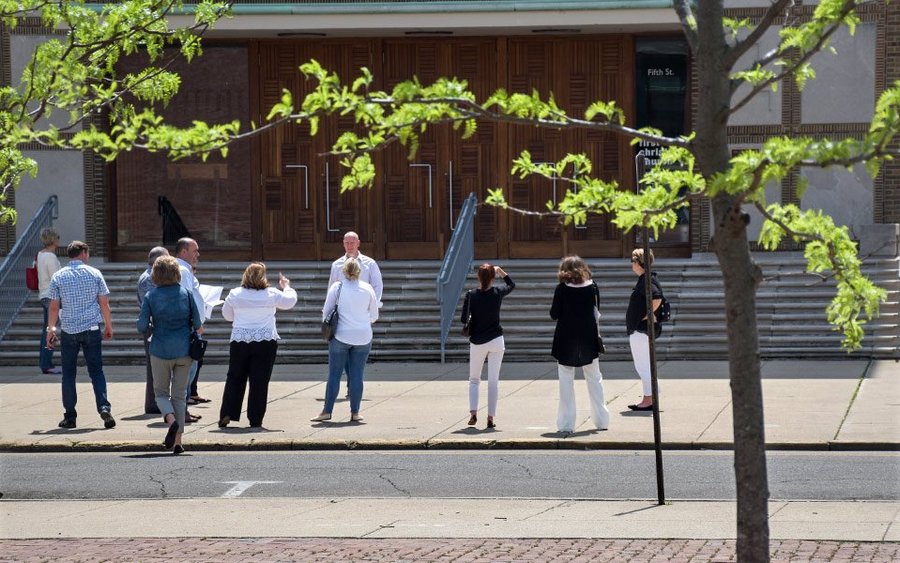Architecture tour in Columbus, Indiana