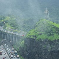 View from the curve of the road