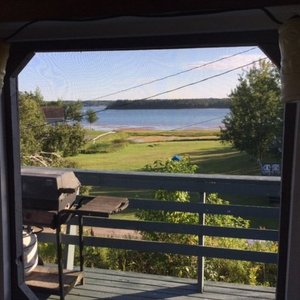 Screened entrance gave lovely breeze