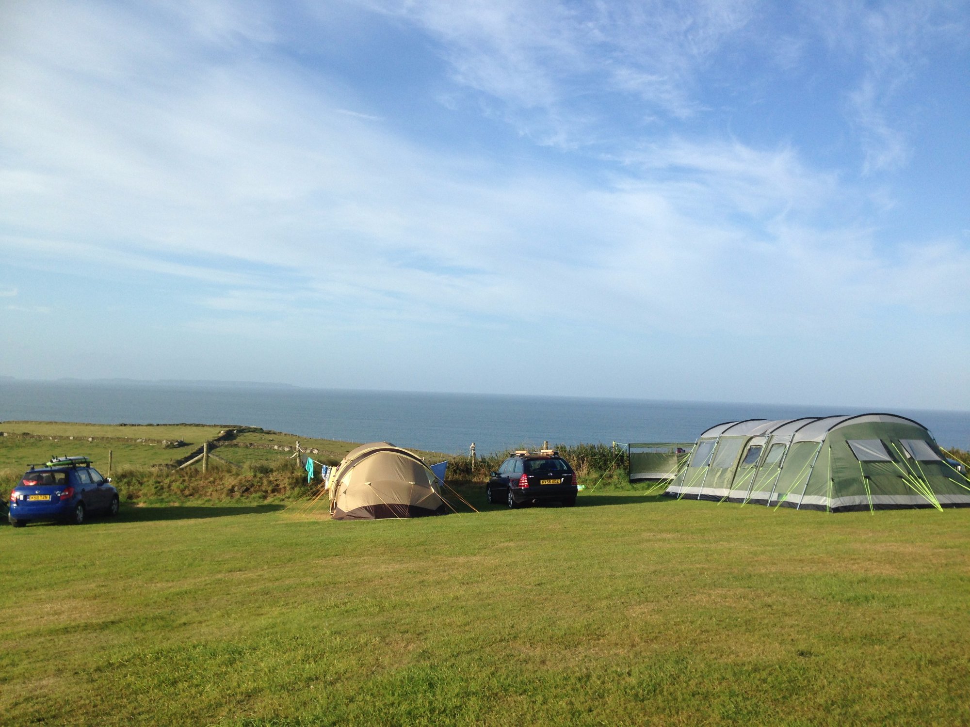 Caerfai shop bay campsite