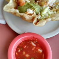 One of our favorite meals is the taco salad.