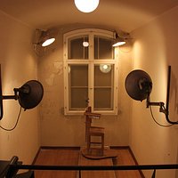 Lindenstrasse Prison, photo room, Potsdam