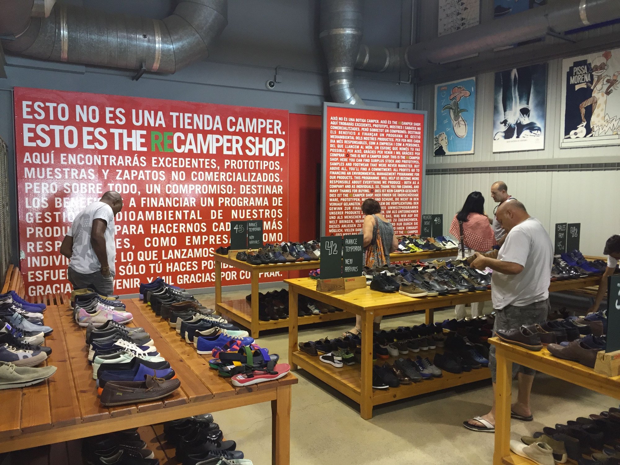 Zapatos discount camper outlet