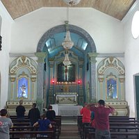 Interior da Igreja Nossa Sra. do Rosário de Fortaleza.