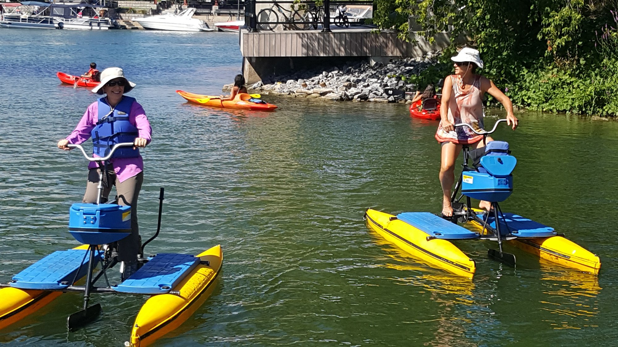 Water bike and boat on sale adventures