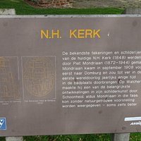 informatiebord kerk Domburg