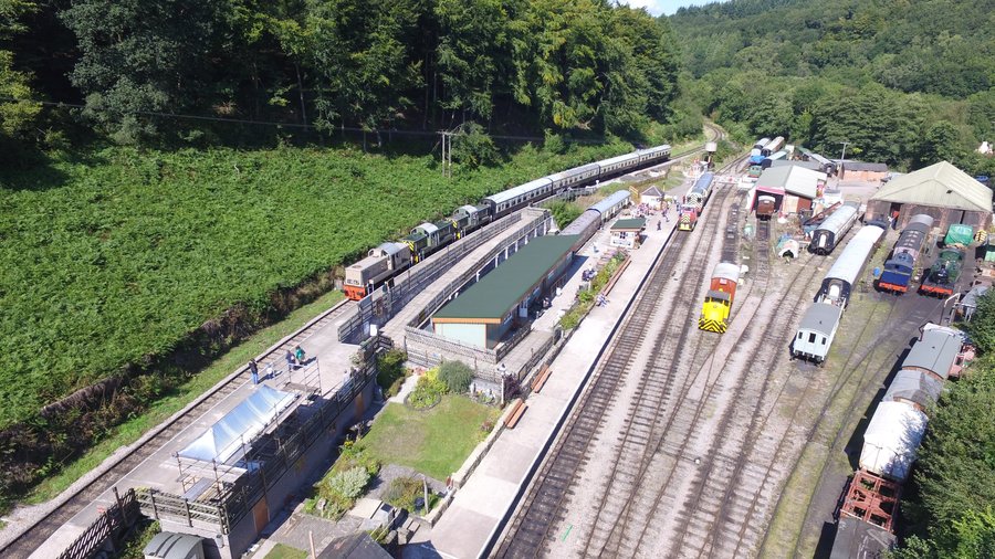 View of Norchard station from above