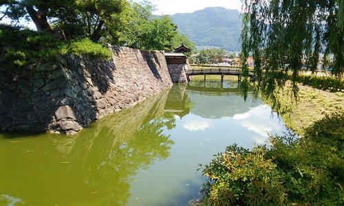 松代城　南側　トイレ前