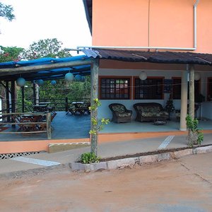 área de recepção e varanda