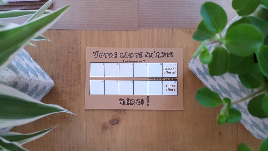 Carte fidélité Miam's Amiens