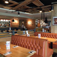 The restaurant with mainly couch seating