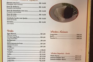 Cardápio