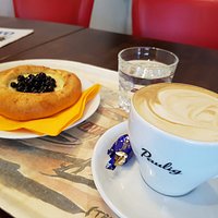 Cappucino & Blueberry pie
