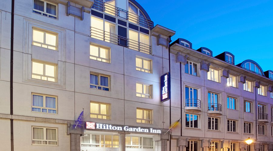 Hotel Exterior by Night