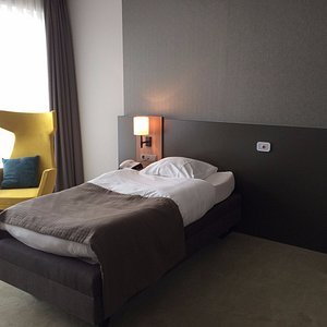 Kamer met eenpersoons bed