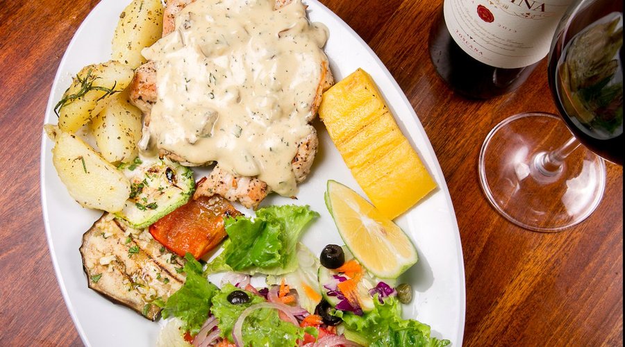Pollo alla Crema di Funghi (Chicken in Cream of Mushrooms)