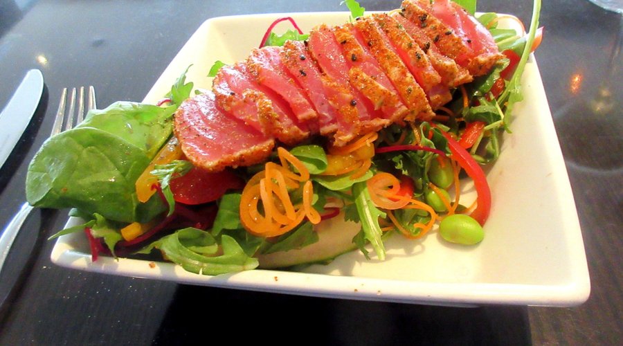 Ahi Tuna Salad, The Lobby Restaurant and Lounge, Pinnacle Hotel, North Vancouver, British Columb