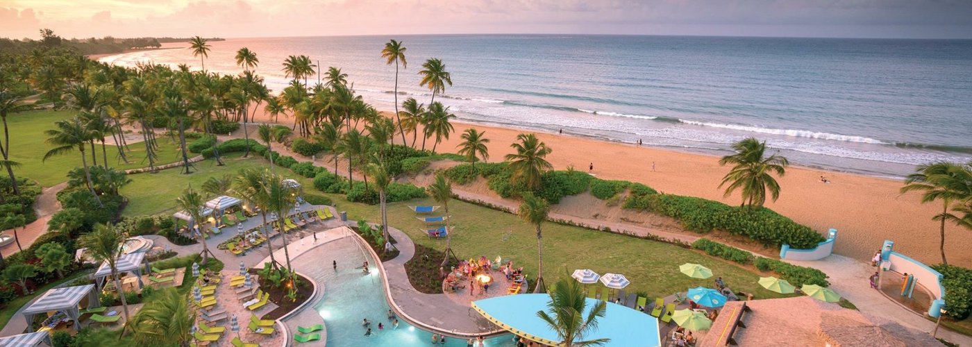 Margaritaville Pool Sunset