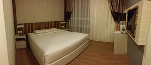 Rimba Hotel in Kuala Terengganu, image may contain: Interior Design, Resort, Hotel, Bed