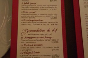 Menú