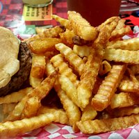 The perfect lunch for a burger and fries lover