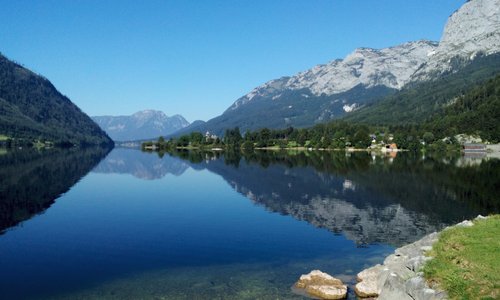 View of Grundlsee from pension