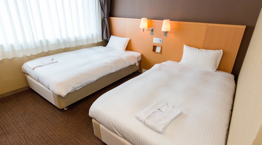 The Twin Room at the Hotel Premium Green Hills