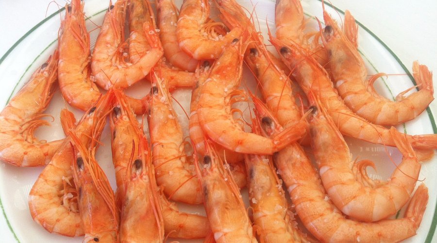 Langostinos cocidos