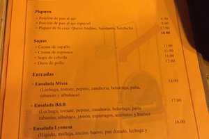 Menú