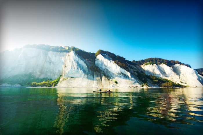 The famous white cliffs of Møn.