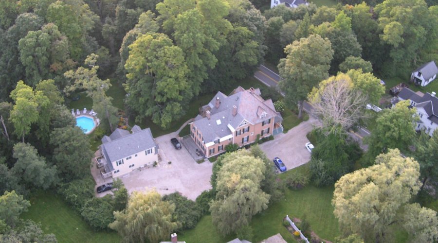 Brook Farm Inn from above!