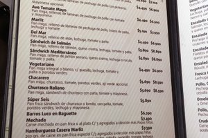 Menú