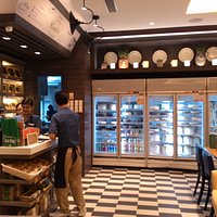 The Refrigerated Cake Display and the Bar