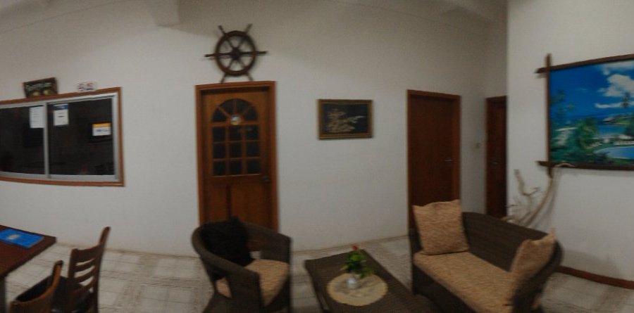 Zona reception e "soggiorno" condiviso