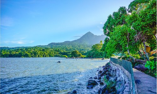 Volcan Mombacho from the Island