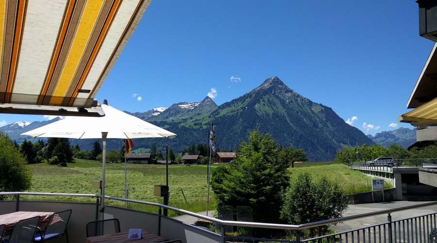 Aussicht auf unserer Terrasse
