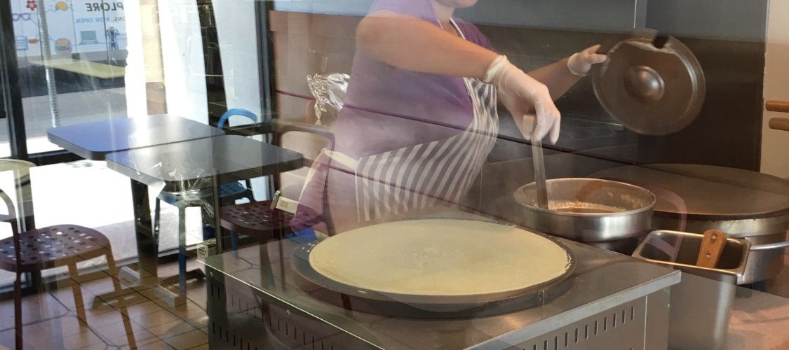 Crepe made fresh in front of you