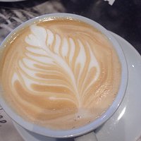 Excellent Flat White with Limited edition Old Paradise Street #17