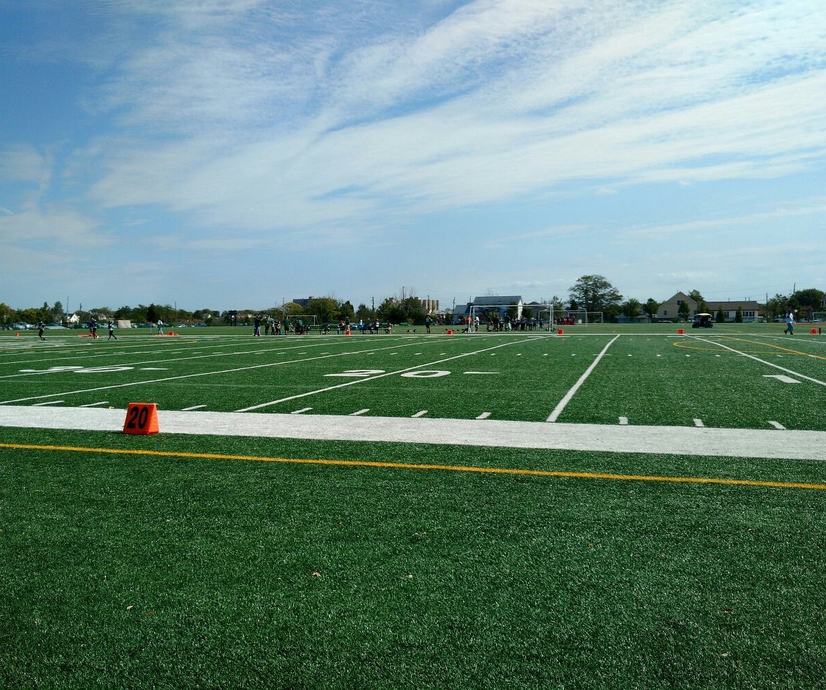 Large soccer fields near upscale residential neighborhood in