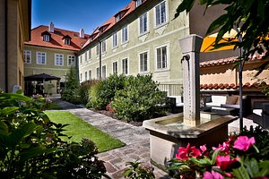 Appia Hotel Residences in Prague, image may contain: Neighborhood, Villa, City, Garden