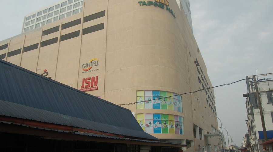 from the side