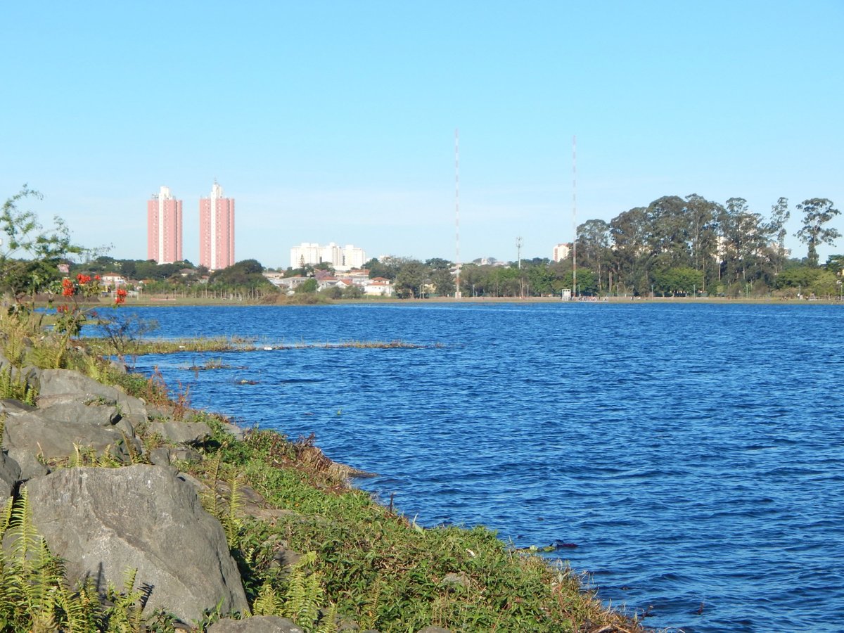 Um dia de SUP na represa de Guarapiranga