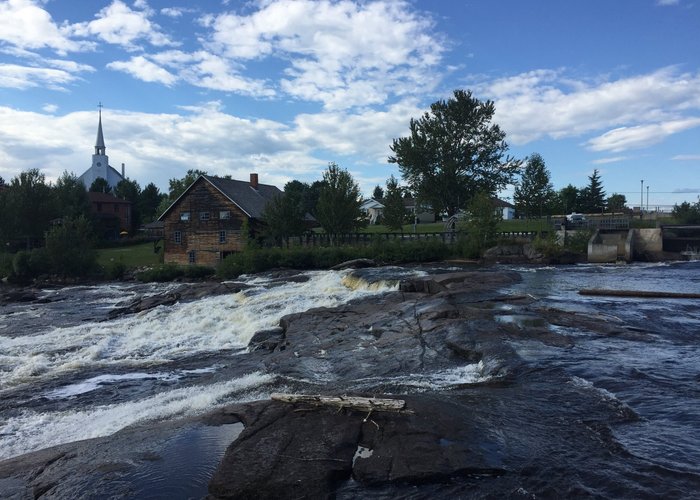A lot of water up there, also churches.